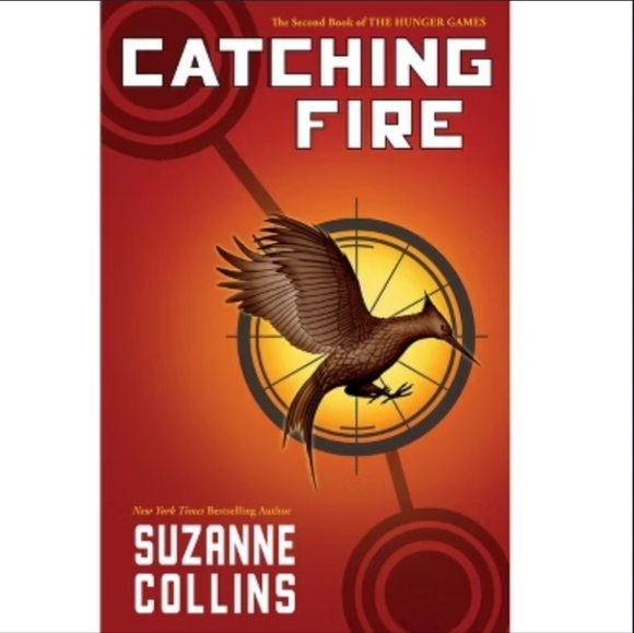Suzanne Collins Book with Red and Orange Cover - Picture 1 of 1